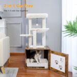 Katzenbaum aus Holz – Komfortable Ruheoase für Ihre Katze-5