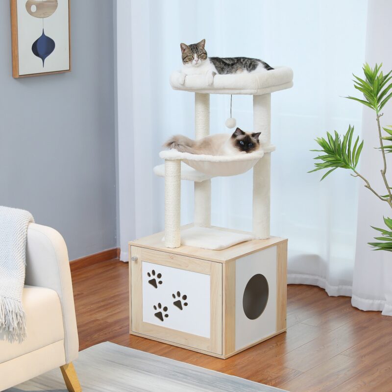 Katzenbaum aus Holz – Komfortable Ruheoase für Ihre Katze
