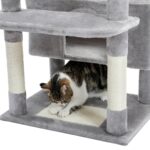 Katzenkratzbaum Groß - Spielparadies für Katzen mit vielen Ebenen zum Klettern und Toben-7