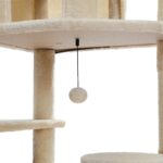 Katzenkratzbaum Groß - Spielparadies für Katzen mit vielen Ebenen zum Klettern und Toben-9