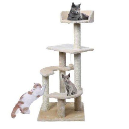 Kratzbaum 100cm Katzenmöbel Kletterbaum Spielplatz für Katzen mit Schlafplatz-2