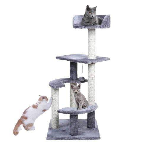 Kratzbaum 100cm Katzenmöbel Kletterbaum Spielplatz für Katzen mit Schlafplatz