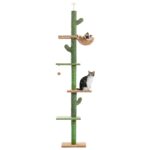 Kratzbaum Kaktusdesign Kletterbaum Katzenmöbel für aktive und verspielte Katzen